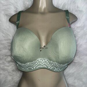 LANE BRYANT CACIQUE BOOST STRAPLESS BRA SZ 40DDD